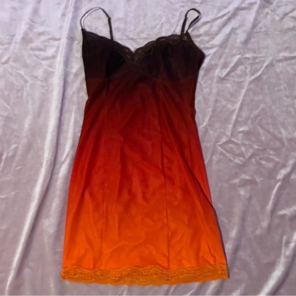 Orange and red ombre slip dress from I am Gia ! Size small only worn once